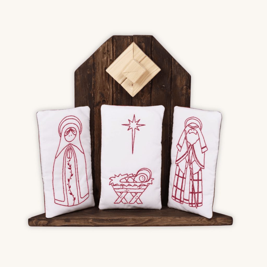 Holy Family Redwork Kit | The Posy Collection