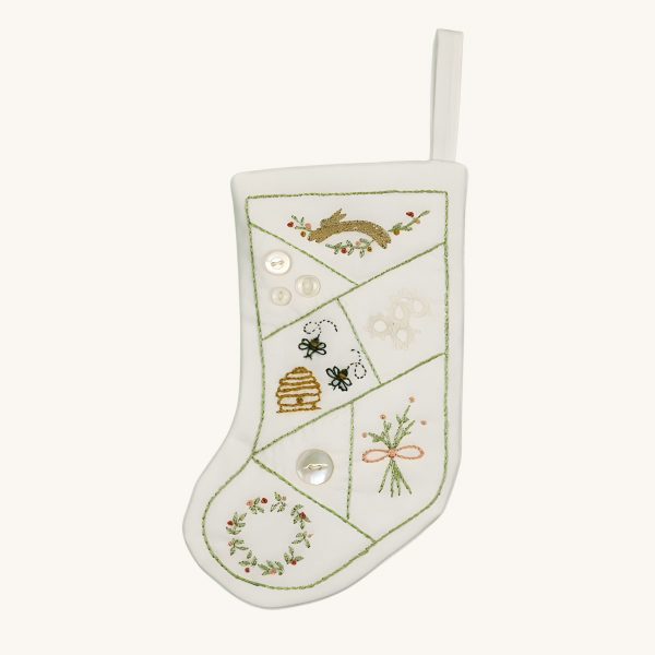 Country Gardens Stocking Ornament Embroidery Kit by the Posy Collection